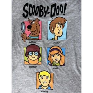 Scooby-doo Character Emotions Small Jr’s Size, Short Sleeve, Hi-lo T-Shirt